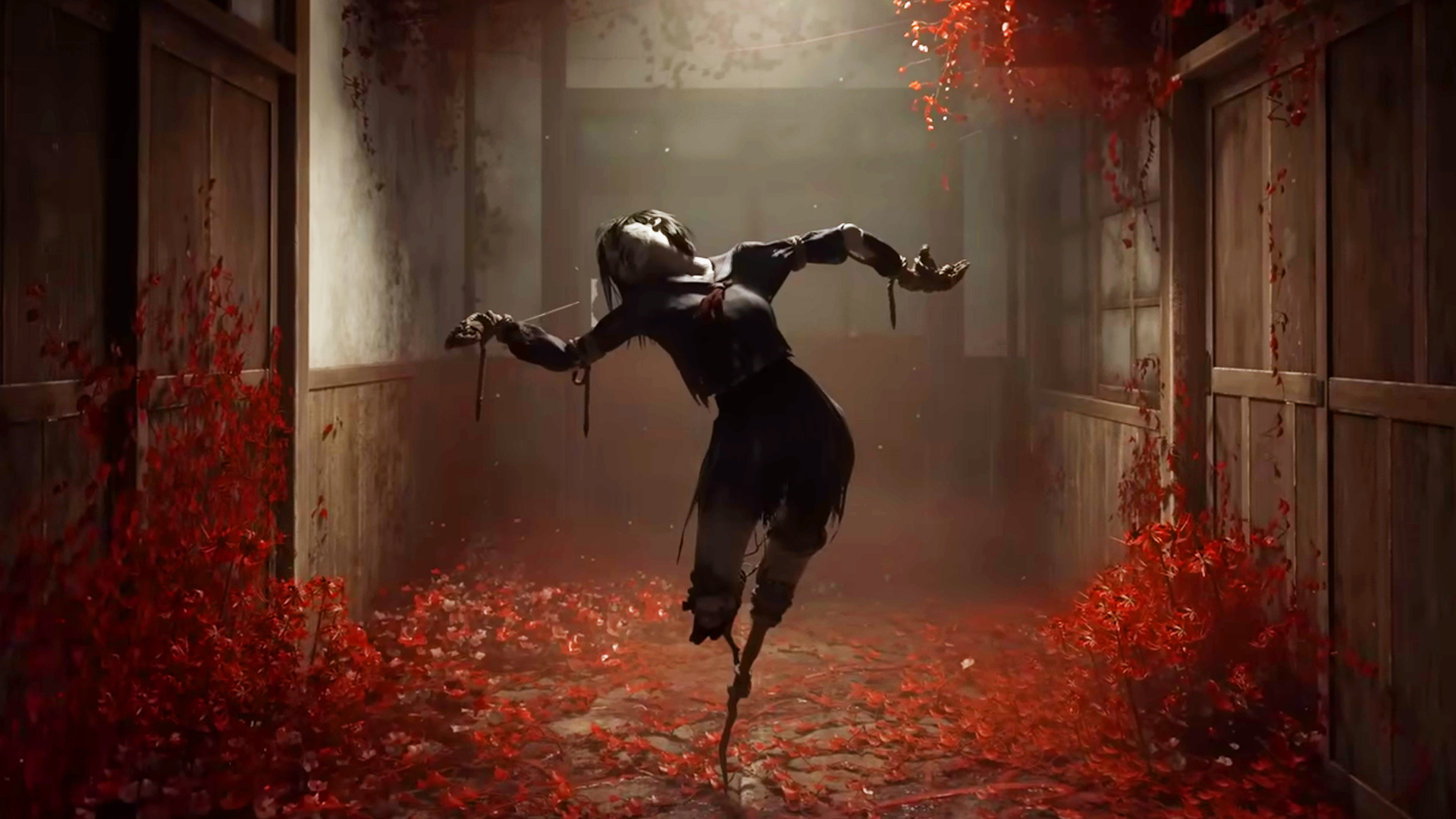 Screenshot aus dem Silent Hill f Trailer Horror-Spiele wie Silent Hill f sorgen für hohe Zuschauerzahlen auf Twitch. - Bild: Konami