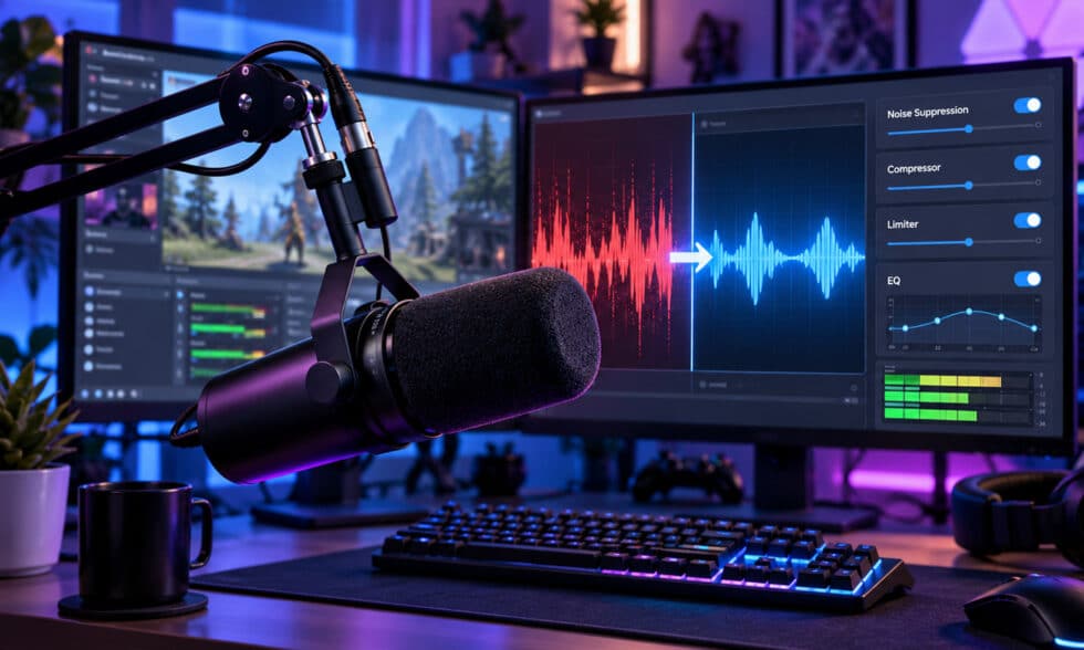 Dein Mikro klingt im Stream schlecht? Diese OBS-Filter machen einen überraschend großen Unterschied