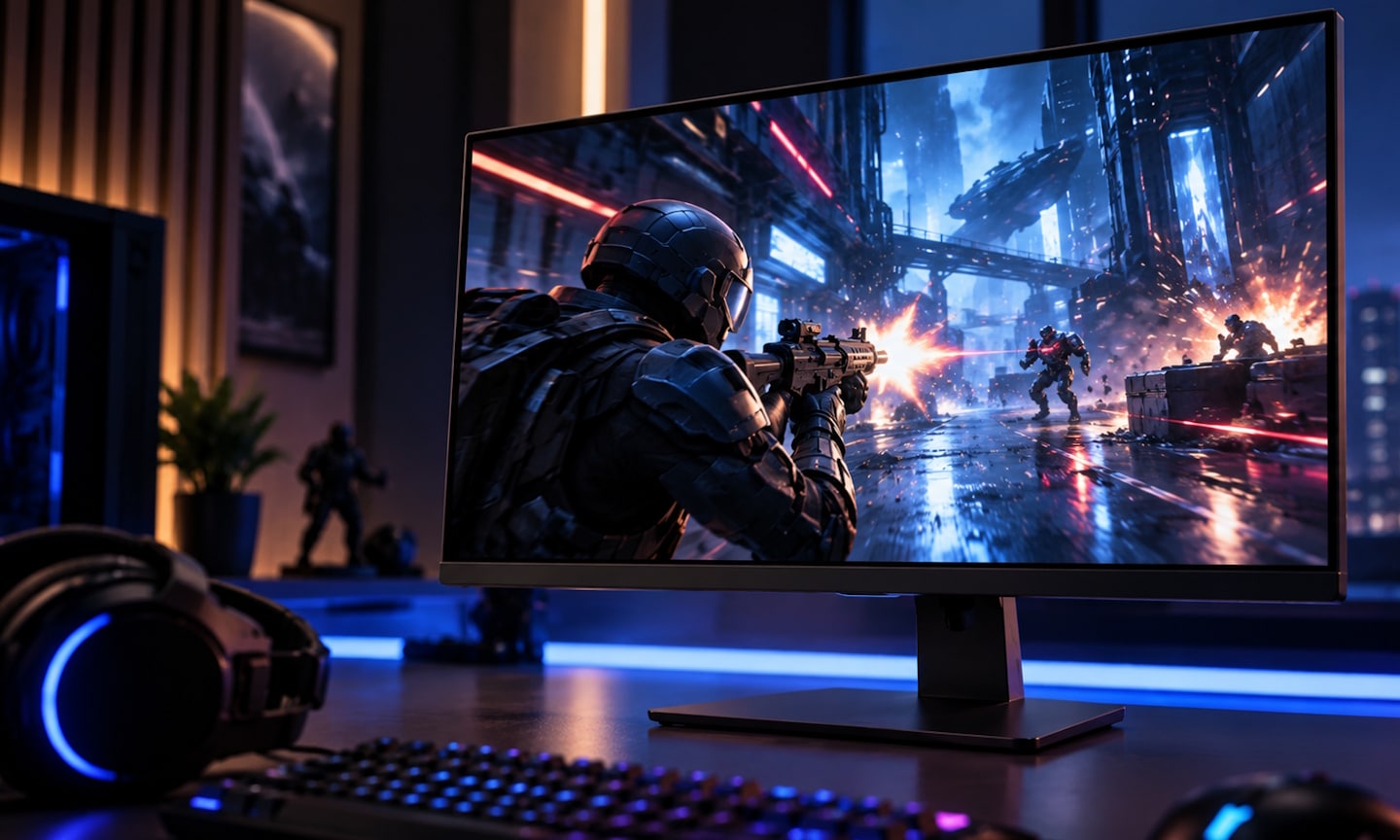 Samsung zeigt einen 1.100-Hz-Monitor, aber der Rekord hat einen Haken